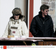 PRINCE ERNST AUGUST AND PRINCESS CAROLINE ON A SKIING HOLIDAY IN ZUERS, AUSTRIA - 05 FEB 2006