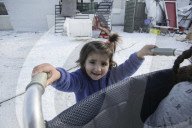 NEWS - Griechenland: Schnee und KÃ¤lte im FlÃ¼chtlingslager in Thessaloniki