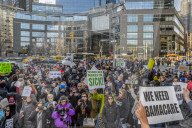 NEWS - Demonstration in New York für Obamacare