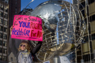 NEWS - Demonstration in New York für Obamacare