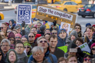 NEWS - Demonstration in New York für Obamacare