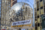 NEWS - Demonstration in New York für Obamacare