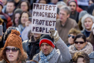 NEWS - Demonstration in New York für Obamacare