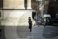 EXKLUSIV - Jennifer Lawrence steht in Budapest vor der "Red SParrow" Linse
