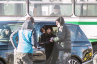 EXKLUSIV - Jennifer Lawrence steht in Budapest vor der "Red SParrow" Linse