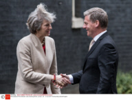 New Zealand Prime Minister visits Downing Street, London, UK - 13 Jan 2017