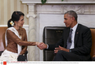Aung San Suu Kyi visit to Washington DC, USA - 14 Sep 2016
