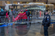 NEWS - New York: Protestaktion vor Goldman Sachs gegen "Vetterliwirtschaft" Donald Trumps