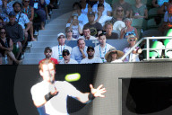 PEOPLE - Mit Schlapphut: Kim Murray feuert ihren Andy an
