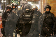NEWS - Anti-Trump-Proteste: Auch die Polizei hatte zu tun