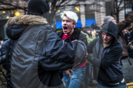 NEWS - Anti-Trump-Proteste: Auch die Polizei hatte zu tun