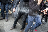 NEWS - Anti-Trump-Proteste: Auch die Polizei hatte zu tun