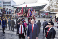 NEWS - Wachsfigur von Donald Trump im Grevin Museum in Seoul