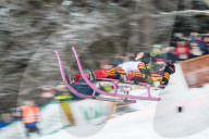 FEATURE - Waghalsige Schnablerrennen in Gaissach 