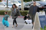 EXKLUSIV - Megan Fox und Brian Austin Green gehen mit ihren Kinden ins Ollo