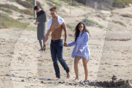 PEOPLE - Georgia May Foote und George Alsford turteln am Beach von Malibu