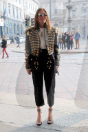 PEOPLE - Promis bei Dolce & Gabbana in Mailand