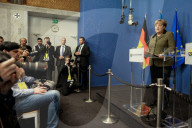 NEWS - Stockholm: Angela Merkel auf Besuch in Schweden