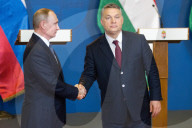 NEWS - Staatsbesuch in Budapest: Viktor Orban rollt für Vladimir Putin den roten Teppich aus