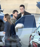 EXKLUSIV - Tom Brady und Gisele Bündchen wieder zurück in Boston nach dem Superbowl-Sieg