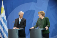 NEWS - Berlin: Tabare Vazquez zu Besuch bei Angela Merkel 