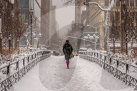NEWS - USA: Schneesturm in New York