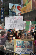 NEWS - "I am Muslim too": Solidaritäts-Proteste in New York: 