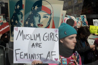 NEWS - "I am Muslim too": Solidaritäts-Proteste in New York: 