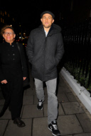 FAMEFLYNET - Exclusive: Charlie Hunnam Seen At The Claridges Hotel In London