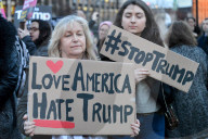 NEWS - London: Proteste gegen geplanten Besuch von Donald Trump