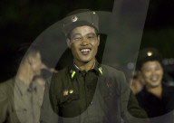 REPORTAGE - Lächelnde Menschen in Nordkorea