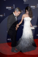 PEOPLE - George und Amal Clooney an der César Verleihung in Paris