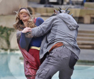 PEOPLE - Melissa Benoist speilt "Supergirl" in Vancouver