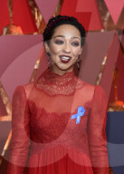 PEOPLE - Oscars 2017: Protest am Kleid mit einem blauen Band von American Civil Liberties Union