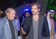 PEOPLE - Dubai: Roger Federer mit weiteren Tennisstars an der 'Duty Free Party'