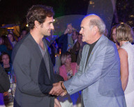 PEOPLE - Dubai: Roger Federer mit weiteren Tennisstars an der 'Duty Free Party'