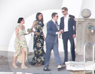 PEOPLE - Turteln an der Hochzeit von Freund "Skippy": Prince Harry und Meghan Markle