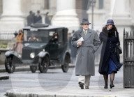 EXKLUSIV - Emily Blunt auf dem Set der Neuverfilmung von "Mary Poppins"