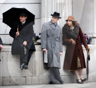 EXKLUSIV - Emily Blunt auf dem Set der Neuverfilmung von "Mary Poppins"