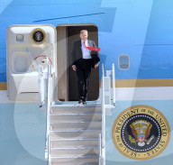 NEWS - USA: Viel beschäftigt und  ständig unterwegs: Präsident Donald Trump