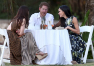 PEOPLE - Turteln an der Hochzeit von Freund "Skippy": Prince Harry und Meghan Markle