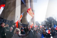 NEWS - Paris: Francois Fillon spricht auf dem Trocadéro zu seinen Anhängern
