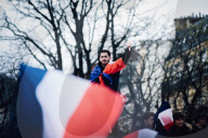 NEWS - Paris: Francois Fillon spricht auf dem Trocadéro zu seinen Anhängern