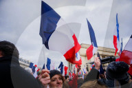 NEWS - Paris: Francois Fillon spricht auf dem Trocadéro zu seinen Anhängern