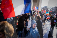 NEWS - Paris: Francois Fillon spricht auf dem Trocadéro zu seinen Anhängern