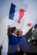 NEWS - Paris: Francois Fillon spricht auf dem Trocadéro zu seinen Anhängern