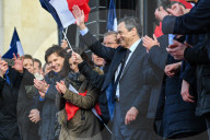 NEWS - Paris: Francois Fillon spricht auf dem Trocadéro zu seinen Anhängern