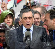 NEWS - Paris: Francois Fillon spricht auf dem Trocadéro zu seinen Anhängern
