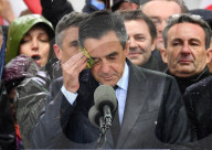 NEWS - Paris: Francois Fillon spricht auf dem Trocadéro zu seinen Anhängern
