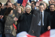 NEWS - Paris: Francois Fillon spricht auf dem Trocadéro zu seinen Anhängern